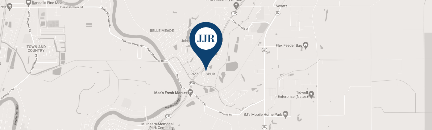 Map showing location of the dental office of John J Roberson D D S