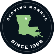 Serving Monroe since 1998 badge